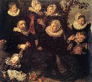 Frans Hals Portrait of an unknown family painting